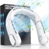 Portable Bladeless Neck Fan – Rechargeable USB Hands-Free Fan | Headphone Design Personal Cooling Fan