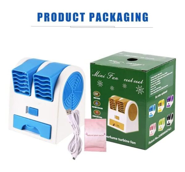 Version 1.0.0 Mini Cooler USB Cooling Fan Water Cooling Air Conditioning