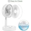 Rechargeable Telescopic Fan | Adjustable Portable Desktop Fan