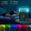 51mBYZyhO9L Portable Mini Air Cooler – SEAHELTON Mist Fan with Water Spray | USB Personal AC Cooler