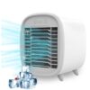 Mini Portable Air Conditioner – USB Cooling Fan with Water & Ice Cooling | Personal Desk Cooler