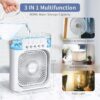 716IHh1uj7L._SL1500_ Portable Mini Air Cooler – SEAHELTON Mist Fan with Water Spray | USB Personal AC Cooler