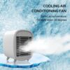 Mini Portable Air Conditioner – USB Cooling Fan with Water & Ice Cooling | Personal Desk Cooler