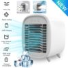 Mini Portable Air Conditioner – USB Cooling Fan with Water & Ice Cooling | Personal Desk Cooler