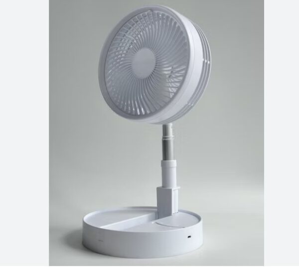 Rechargeable Telescopic Fan | Adjustable Portable Desktop Fan