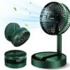 Telescopic Folding Fan Portable USB Rechargeable Collapsible Desk
