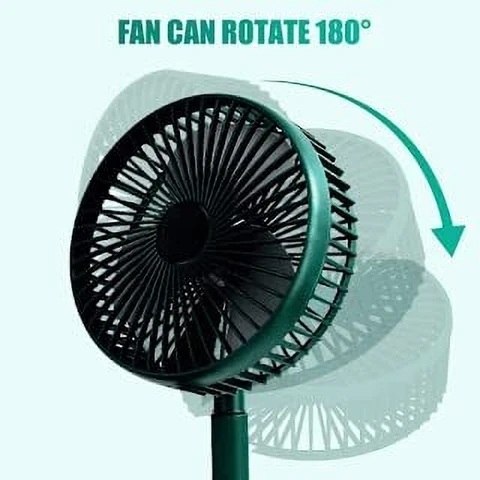 Telescopic Folding Fan Portable USB Rechargeable Collapsible Desk